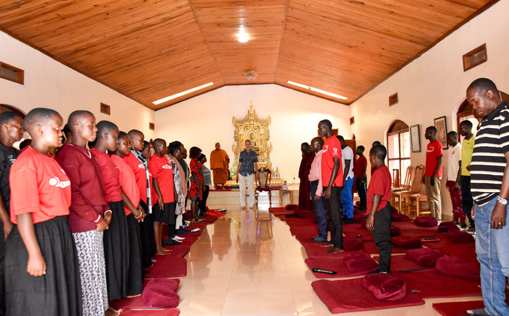 Buddhist community life in Uganda